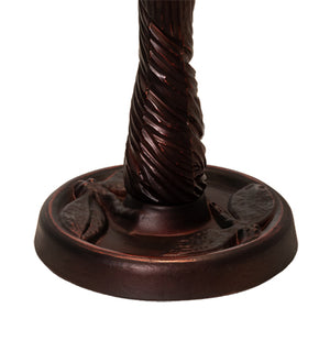 Meyda Tiffany - 230949 - One Light Table Base - Twisted Fly - Mahogany Bronze