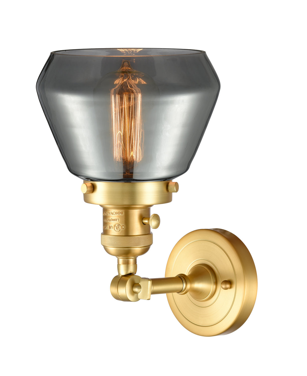 Innovations - 203SW-SG-G173 - One Light Wall Sconce - Franklin Restoration - Satin Gold