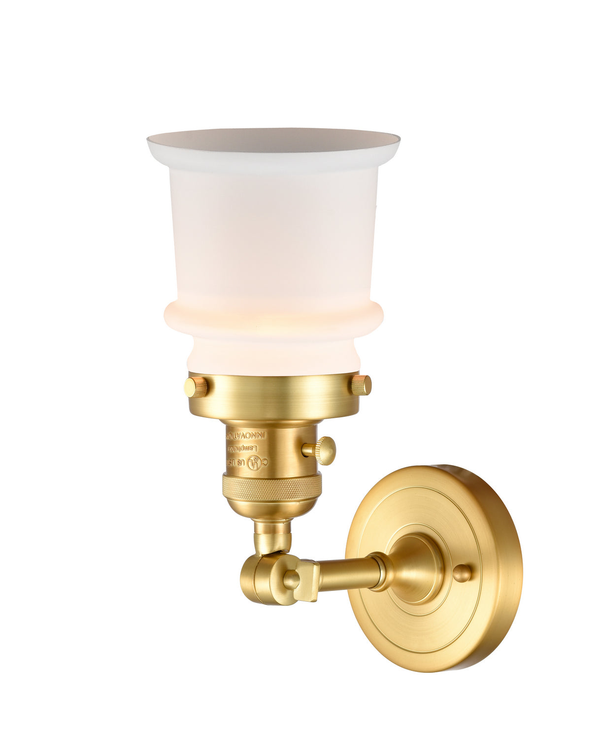 Innovations - 203SW-SG-G181S - One Light Wall Sconce - Franklin Restoration - Satin Gold