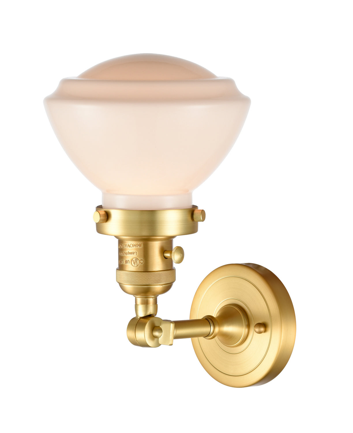 Innovations - 203SW-SG-G321 - One Light Wall Sconce - Franklin Restoration - Satin Gold