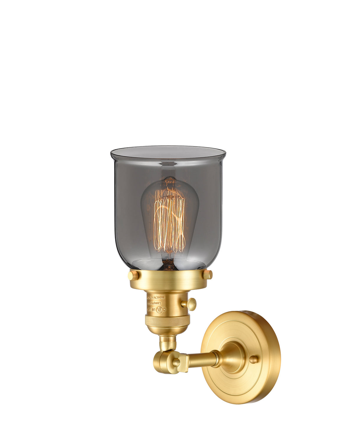 Innovations - 203SW-SG-G53 - One Light Wall Sconce - Franklin Restoration - Satin Gold