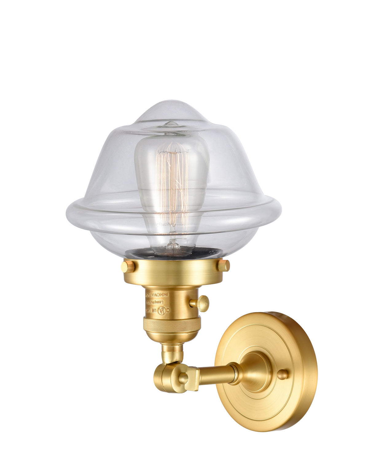 Innovations - 203SW-SG-G532 - One Light Wall Sconce - Franklin Restoration - Satin Gold