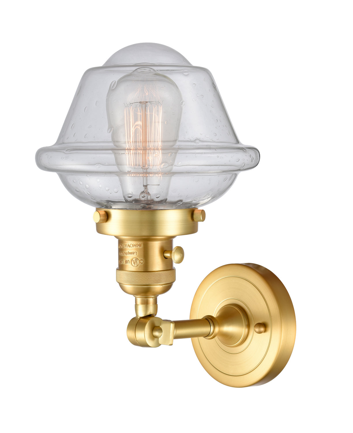 Innovations - 203SW-SG-G534 - One Light Wall Sconce - Franklin Restoration - Satin Gold