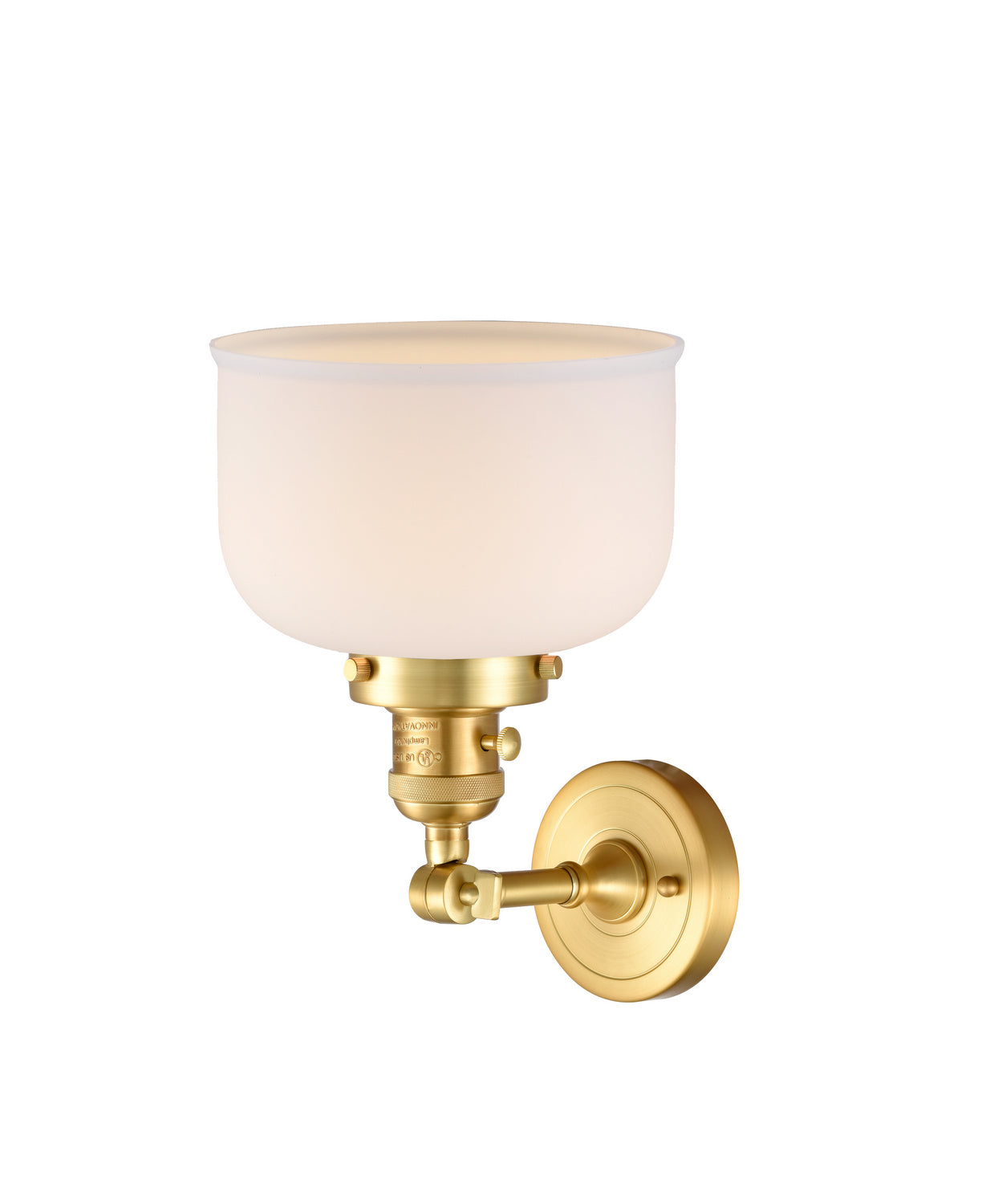 Innovations - 203SW-SG-G71 - One Light Wall Sconce - Franklin Restoration - Satin Gold