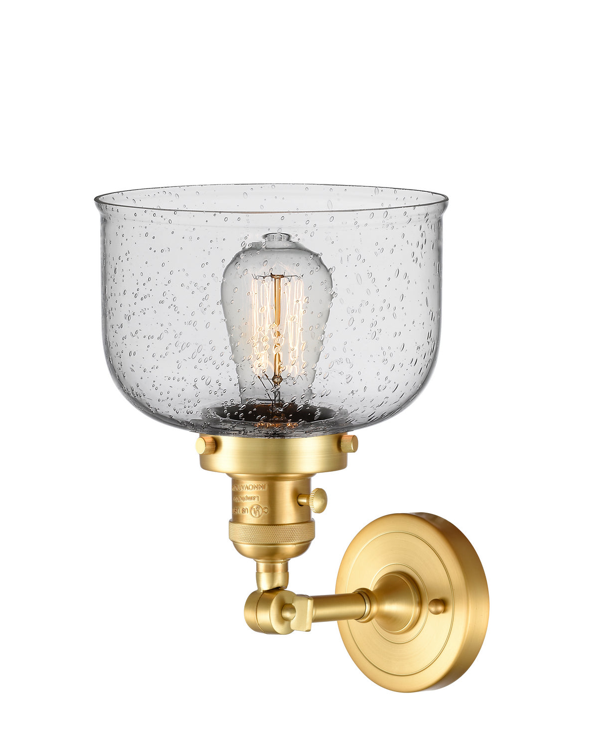 Innovations - 203SW-SG-G74 - One Light Wall Sconce - Franklin Restoration - Satin Gold