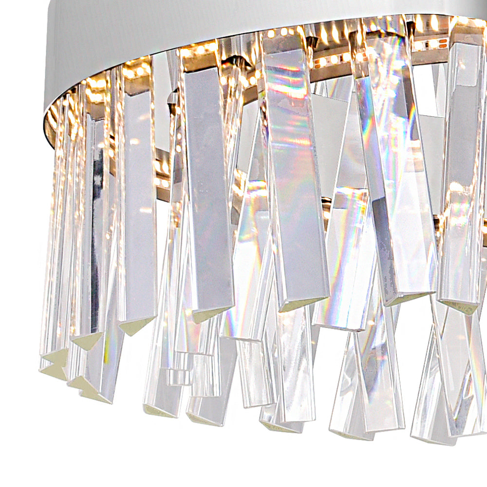 CWI Lighting - 1220P40-601-S - LED Chandelier - Glace - Chrome