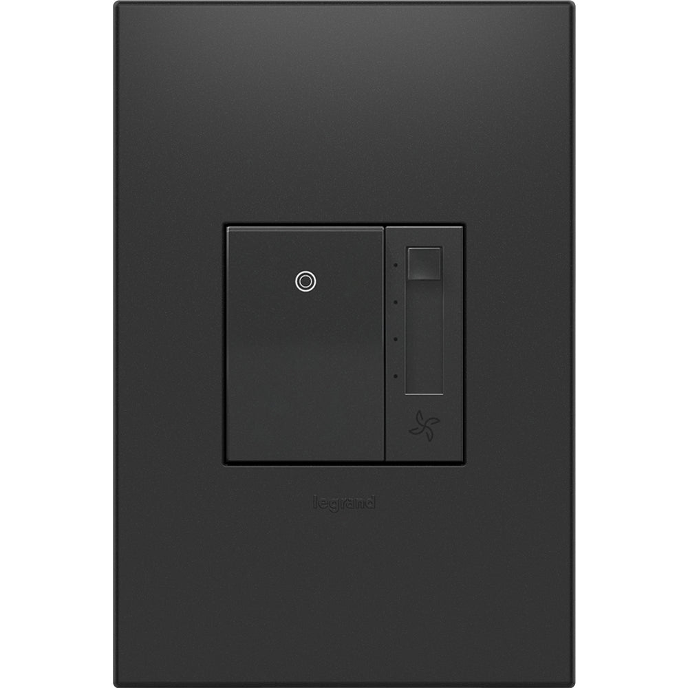 Legrand - AAFN4S16AG4 - Paddle Fan Speed Control Switch with Microban - adorne - Graphite