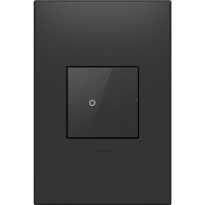 Legrand - ADTH4FBL3PG4 - 0-10V Touch Dimmer with Microban - adorne - Graphite