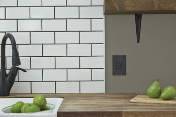 Legrand - AGFTR2152G4 - Tamper-Resistant 15A Duplex Self-Test GFCI Receptacles - adorne - Graphite