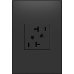 Legrand - ARTR202G4 - 20A Dual Tamper-Resistant Outlet - adorne - Graphite