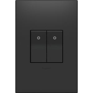 Legrand - ASPD1531G277 - Switch, Half-Size, 277V - Adorne - Graphite