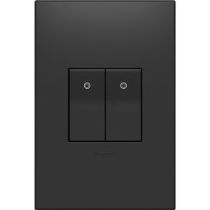 Legrand - ASPD1531G4 - Switch, Half-Size, 15A - Adorne - Graphite