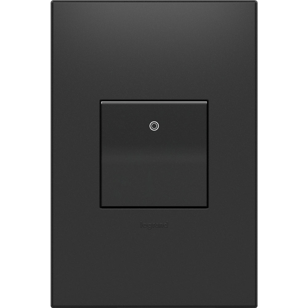 Legrand - ASPD1532G277 - 277V Paddle Switch with Microban - adorne - Graphite