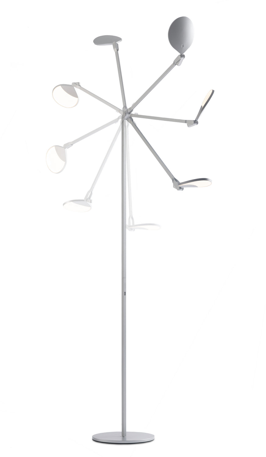 Koncept - SPY-W-MTB-USB-FLR - LED Floor Lamp - Splitty - Matte Black