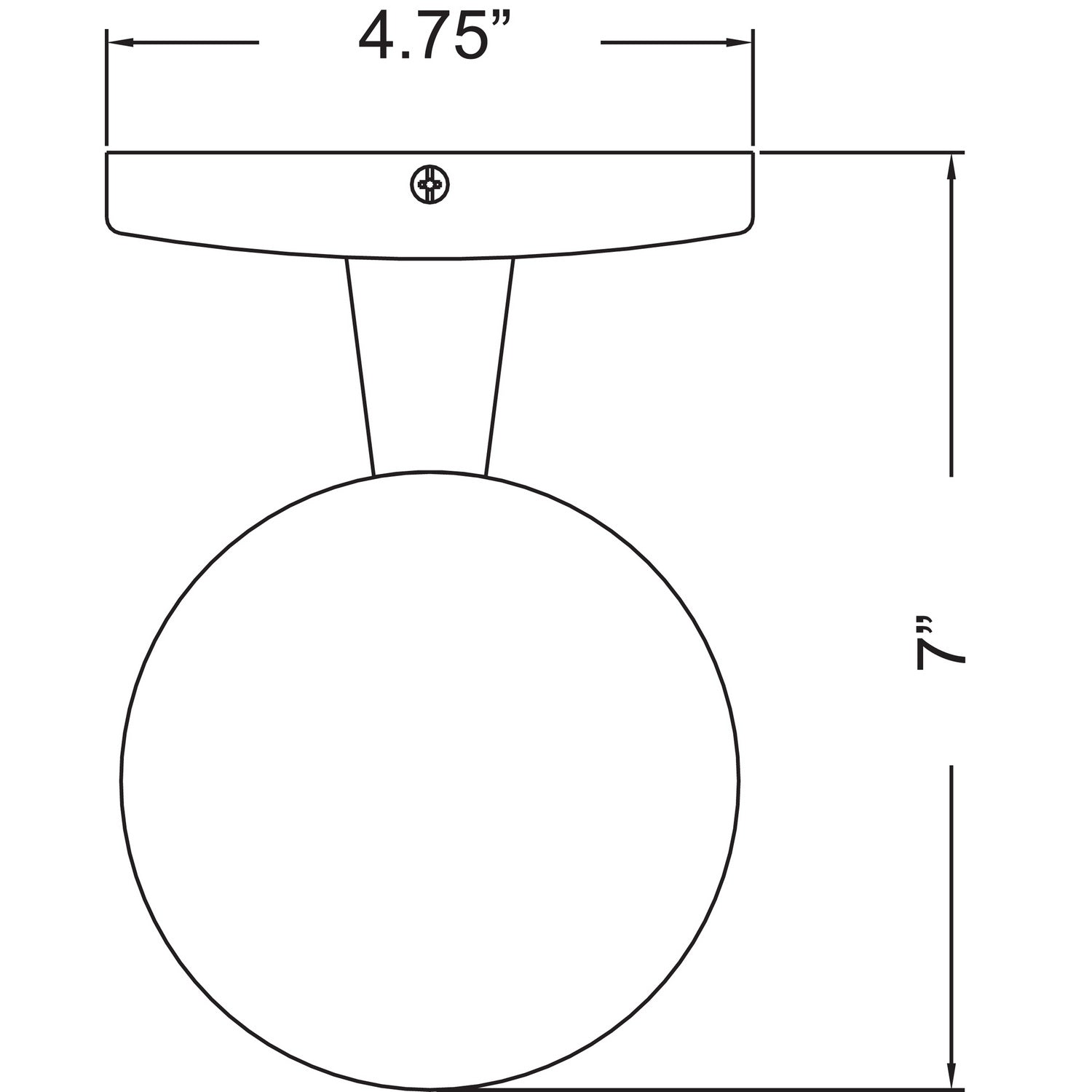 Access - TL-20363LEDDLP-SAT - One Light Wallwasher - Poseidon - Satin