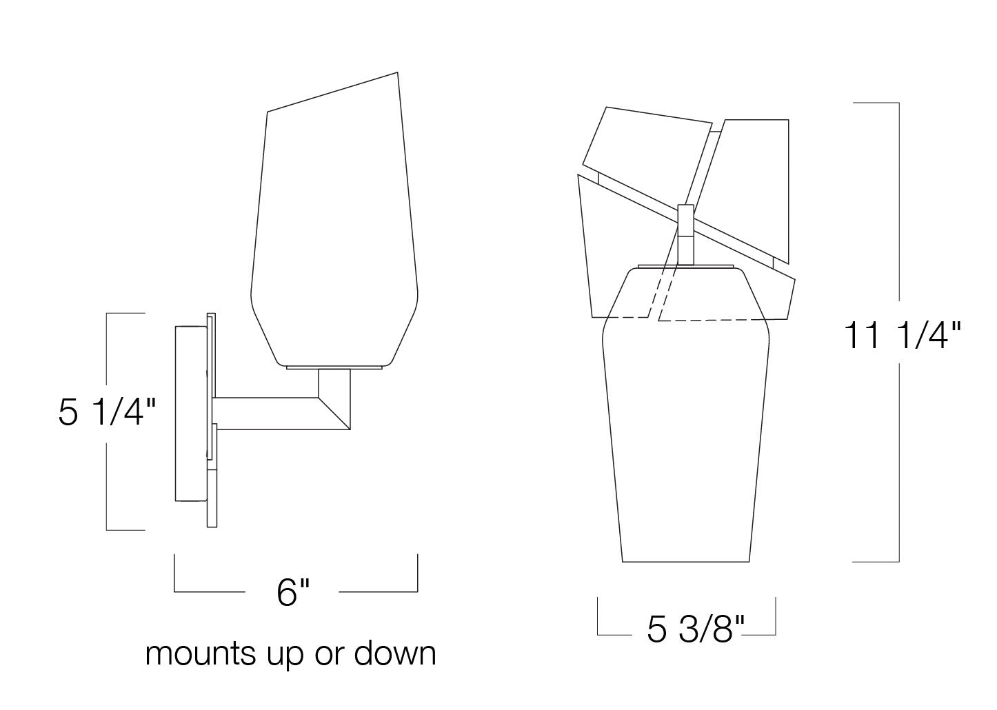 Norwell Lighting - 8161-CH-CL - One Light Wall Sconce - Gaia - Chrome