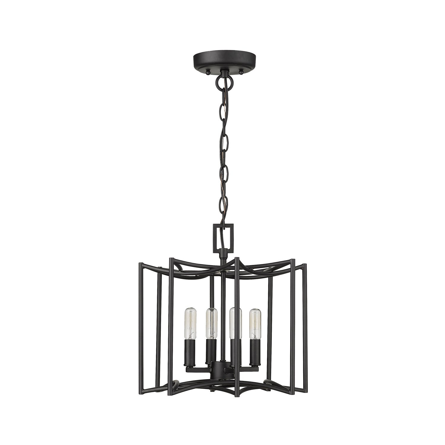 Acclaim Lighting - IN10050BK - Four Light Pendant - Rhian - Matte Black