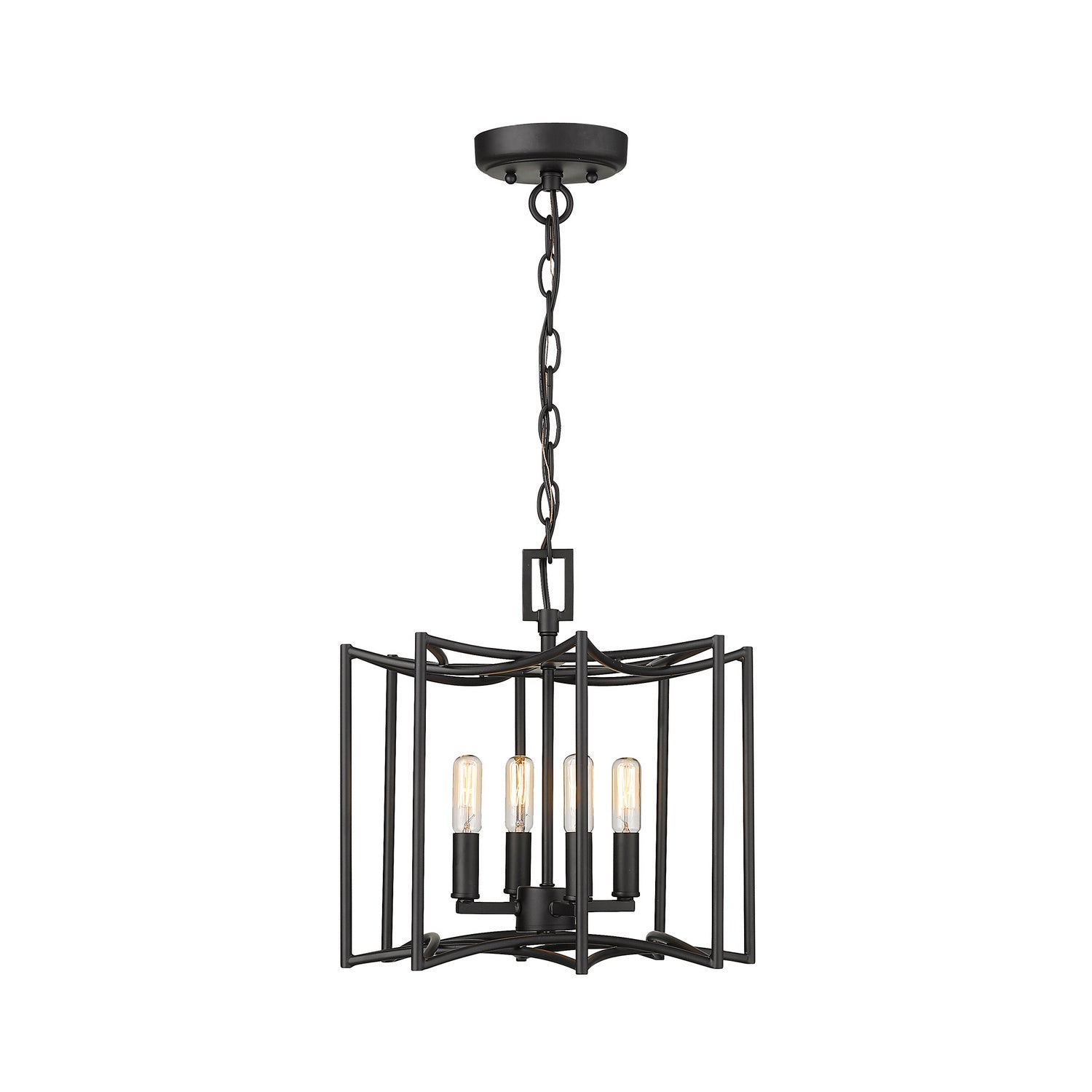 Acclaim Lighting - IN10050BK - Four Light Pendant - Rhian - Matte Black