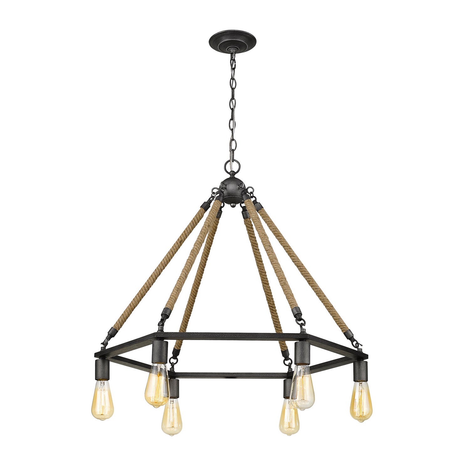 Acclaim Lighting - IN10055AGY - Six Light Chandelier - Holden - Antique Gray