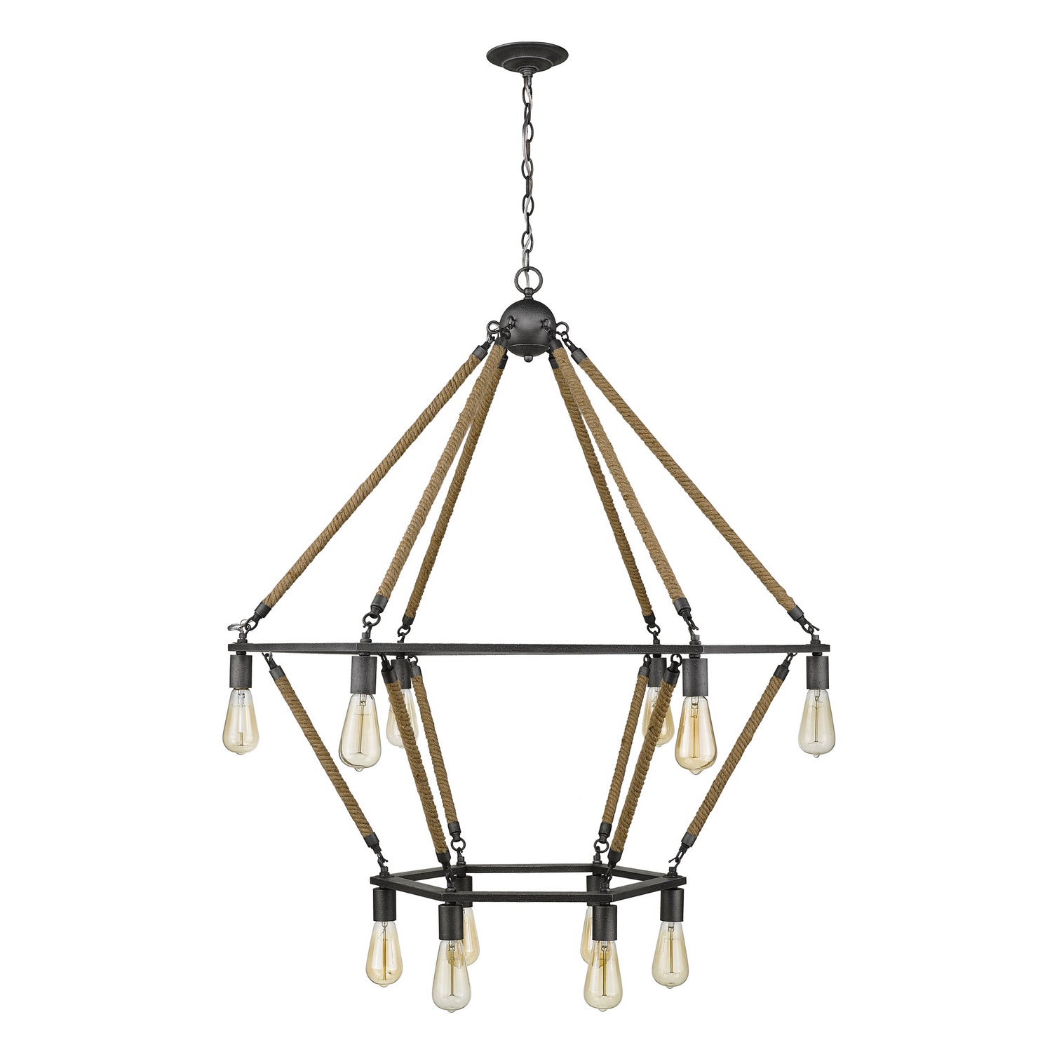 Acclaim Lighting - IN10056AGY - 12 Light Chandelier - Holden - Antique Gray