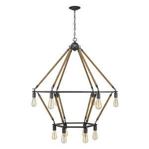 Acclaim Lighting - IN10056AGY - 12 Light Chandelier - Holden - Antique Gray