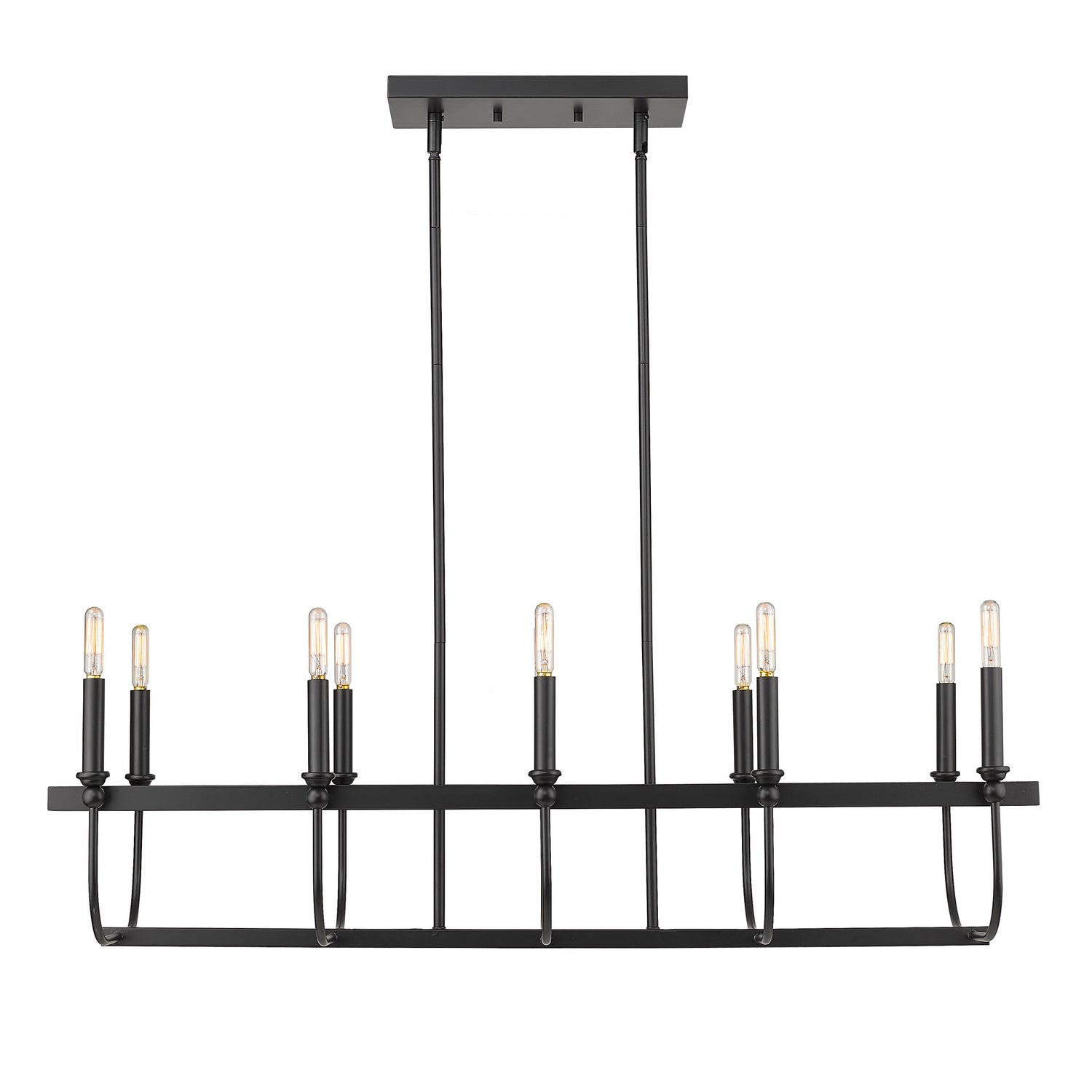 Acclaim Lighting - IN20031BK - Ten Light Island Pendant - Beckett - Matte Black