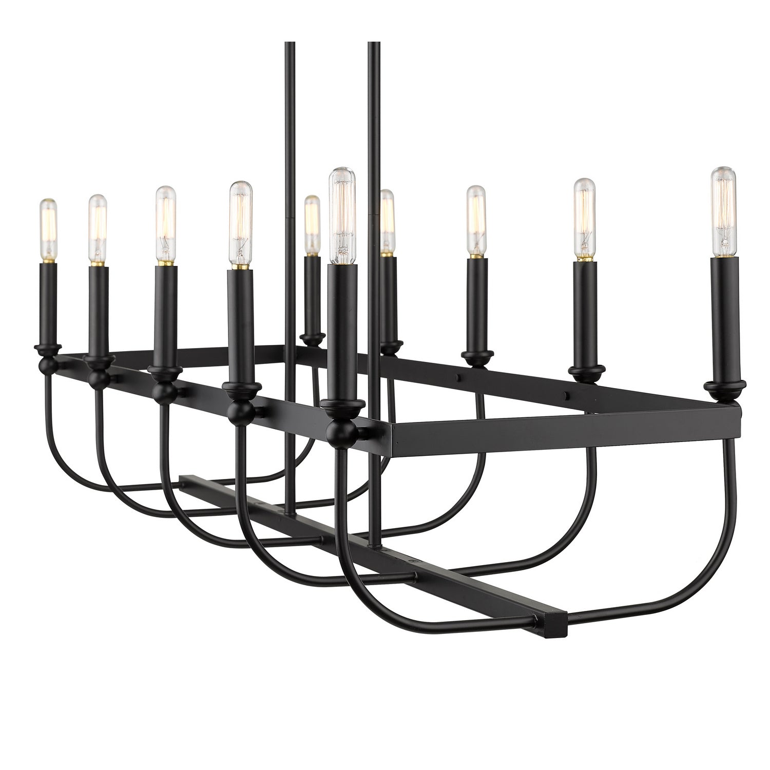 Acclaim Lighting - IN20031BK - Ten Light Island Pendant - Beckett - Matte Black