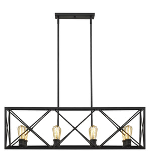 Acclaim Lighting - IN21123BK - Eight Light Island Pendant - Brooklyn - Matte Black