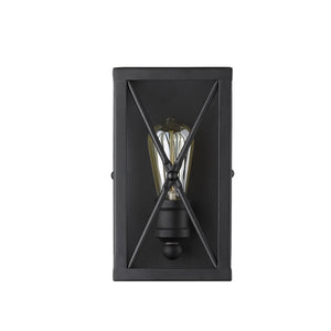 Acclaim Lighting - IN41120BK - One Light Wall Sconce - Brooklyn - Matte Black