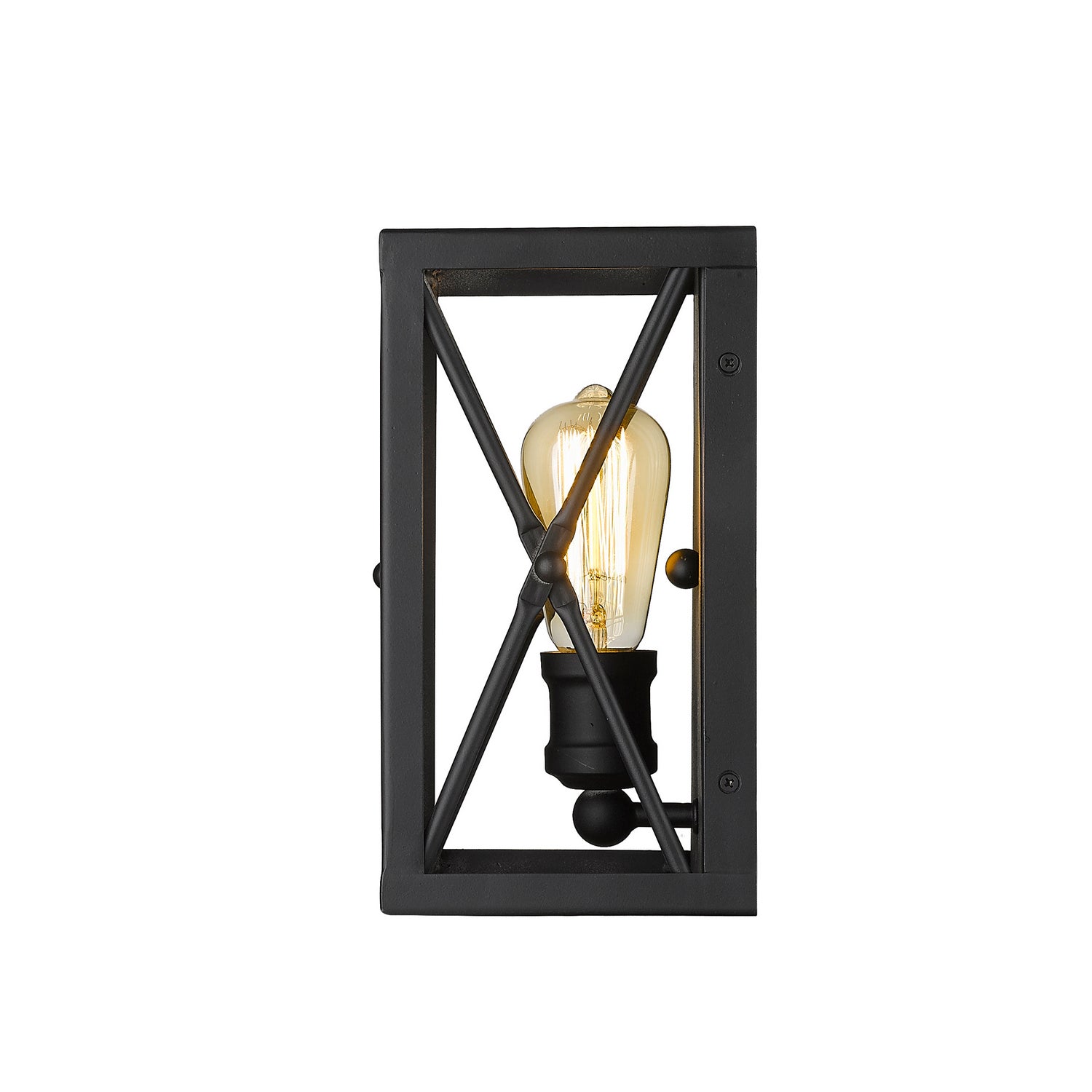 Acclaim Lighting - IN41120BK - One Light Wall Sconce - Brooklyn - Matte Black