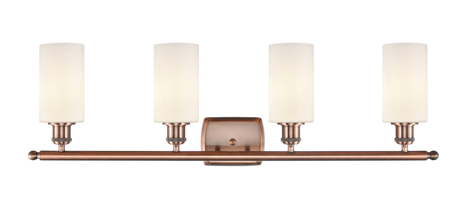 Innovations - 516-4W-AC-G801 - Four Light Bath Vanity - Ballston - Antique Copper