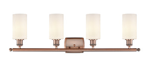 Innovations - 516-4W-AC-G801 - Four Light Bath Vanity - Ballston - Antique Copper