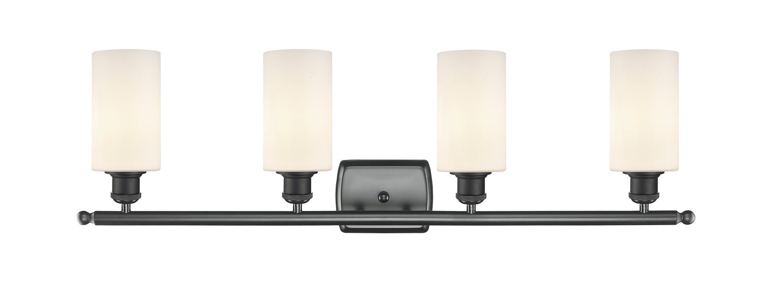 Innovations - 516-4W-BK-G801 - Four Light Bath Vanity - Ballston - Matte Black