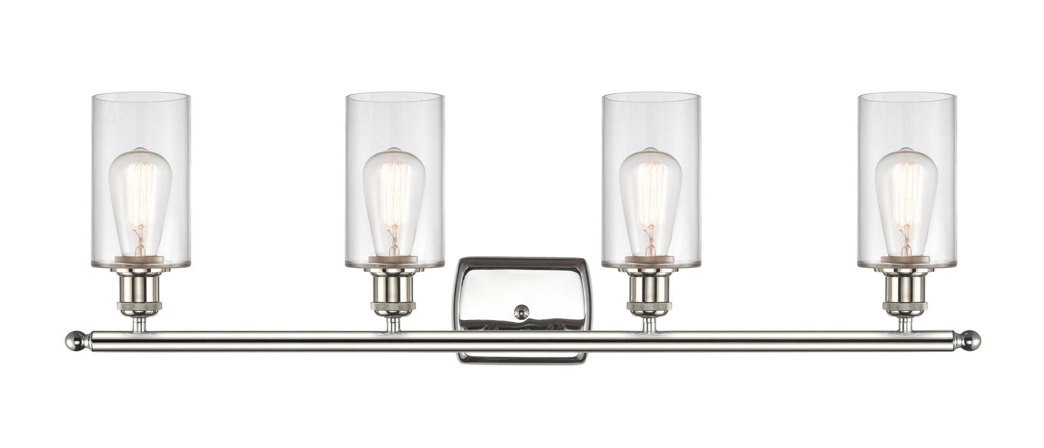 Innovations - 516-4W-PN-G802 - Four Light Bath Vanity - Ballston - Polished Nickel