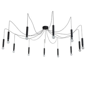 Meyda Tiffany - 219179 - LED Pendant - Castiliolite - Solar Black