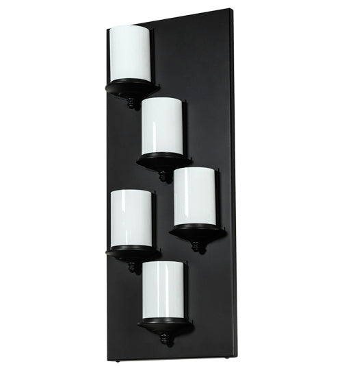 Meyda Tiffany - 222730 - Five Light Wall Sconce - Octavia - Solar Black