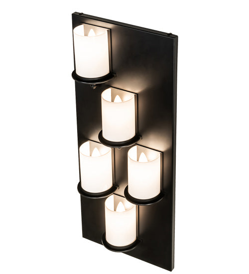 Meyda Tiffany - 222730 - Five Light Wall Sconce - Octavia - Solar Black