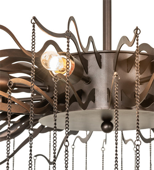 Meyda Tiffany - 224475 - Eight Light Chandelier - Aranha - Dark Bronze