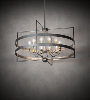 Meyda Tiffany - 225508 - 12 Light Chandelier - Aldari - Nickel Powder Coat