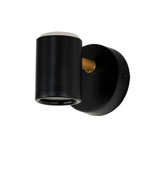 Meyda Tiffany - 227971 - LED Wall Sconce - Kellen - Flat Black And Goldtastic