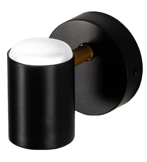 Meyda Tiffany - 227971 - LED Wall Sconce - Kellen - Flat Black And Goldtastic