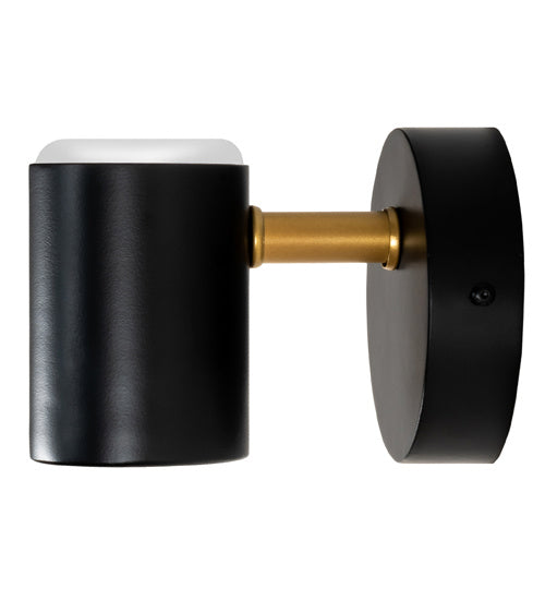 Meyda Tiffany - 227971 - LED Wall Sconce - Kellen - Flat Black And Goldtastic