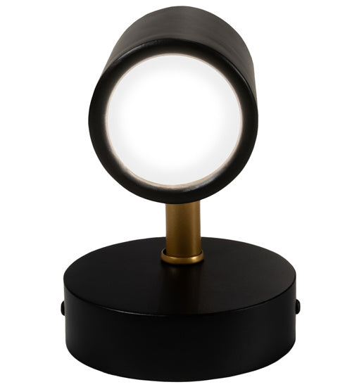 Meyda Tiffany - 227971 - LED Wall Sconce - Kellen - Flat Black And Goldtastic