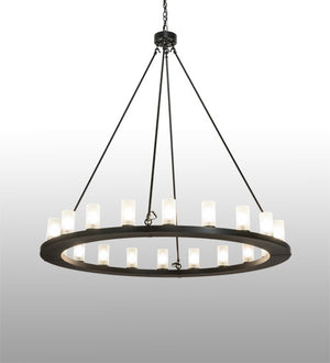 Meyda Tiffany - 230977 - 20 Light Chandelier - Loxley - Blackwash