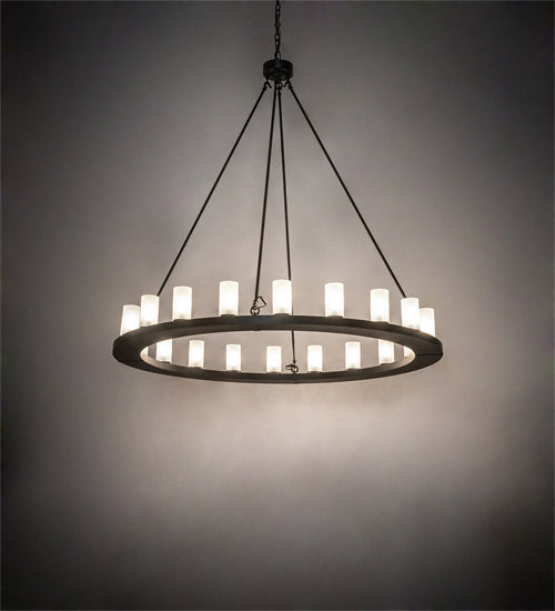 Meyda Tiffany - 230977 - 20 Light Chandelier - Loxley - Blackwash