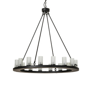 Meyda Tiffany - 230979 - 16 Light Chandelier - Loxley - Blackwash