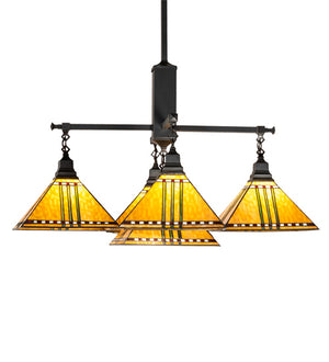 Meyda Tiffany - 231650 - Five Light Chandelier - Prairie Corn - Craftsman Brown