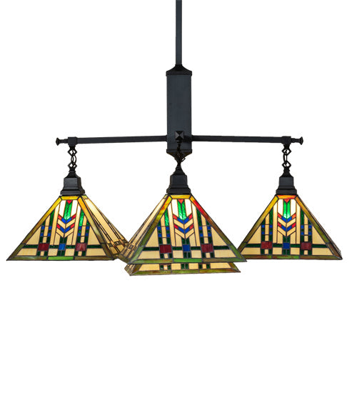 Meyda Tiffany - 231684 - Five Light Chandelier - Prairie Wheat - Craftsman Brown