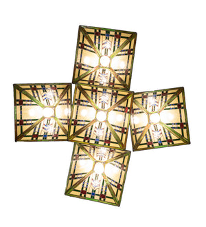 Meyda Tiffany - 231684 - Five Light Chandelier - Prairie Wheat - Craftsman Brown