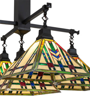 Meyda Tiffany - 231684 - Five Light Chandelier - Prairie Wheat - Craftsman Brown